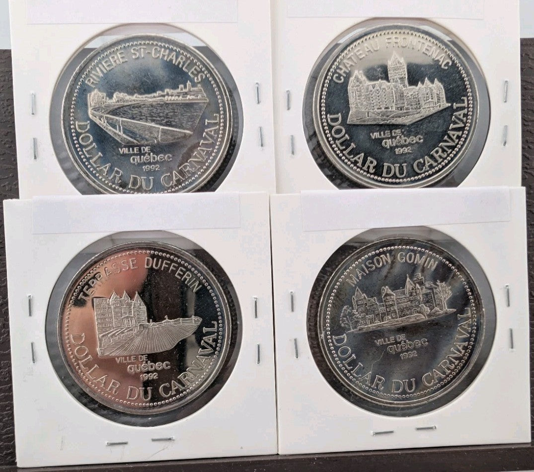 LOT OF (50) TOKENS - CARNAVAL DE QUEBEC 1981-1992 - Lots of varieties12