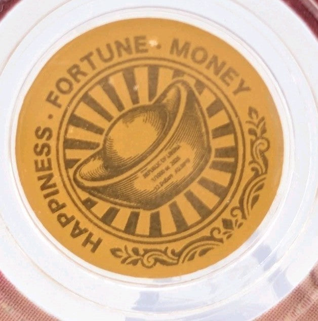 Just for Luck  1/1000 Oz 9999 Gold Coin 12 Dollars Liberia 20263