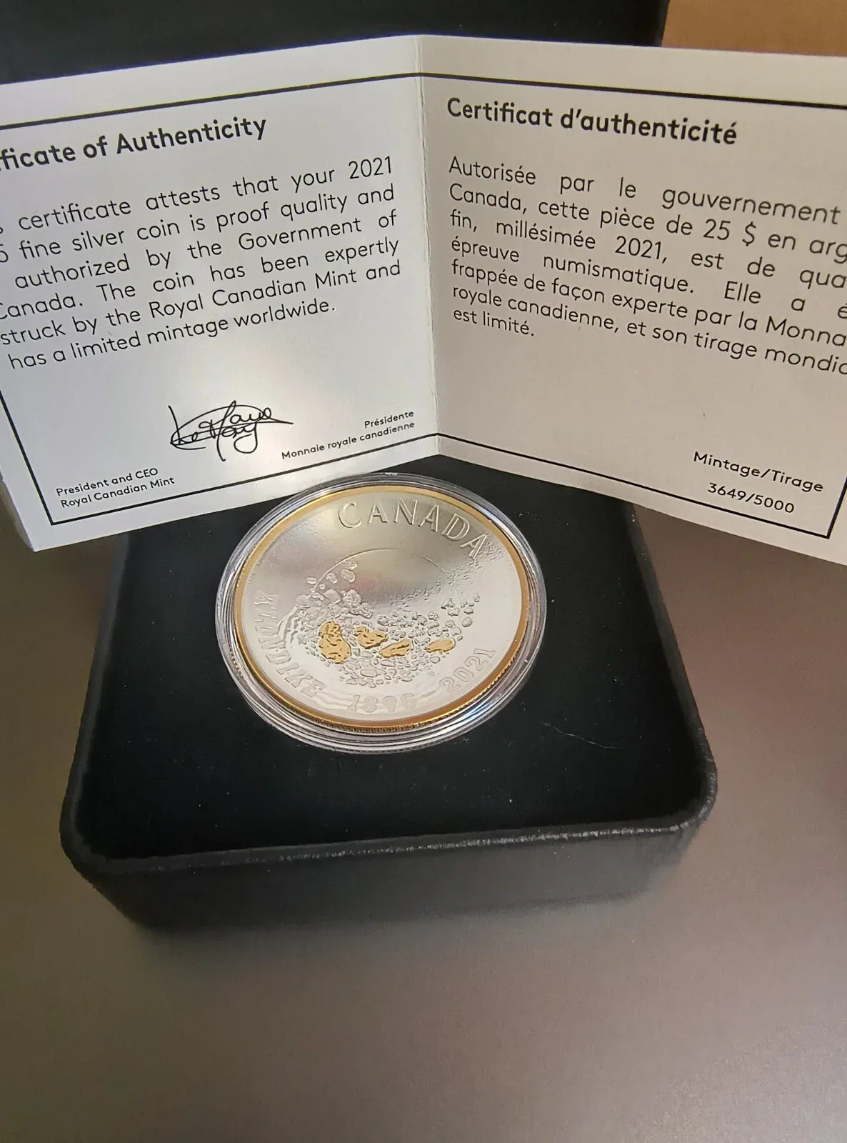 125th Anniversary of the Klondike Gold Rush: Panning for Gold - 1oz Pure Silver - NumisFind