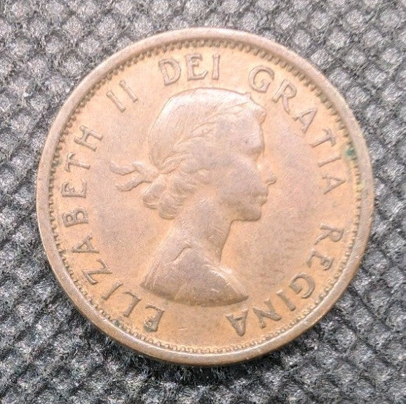1955 CANADA 1 ONE CENT Circulated1