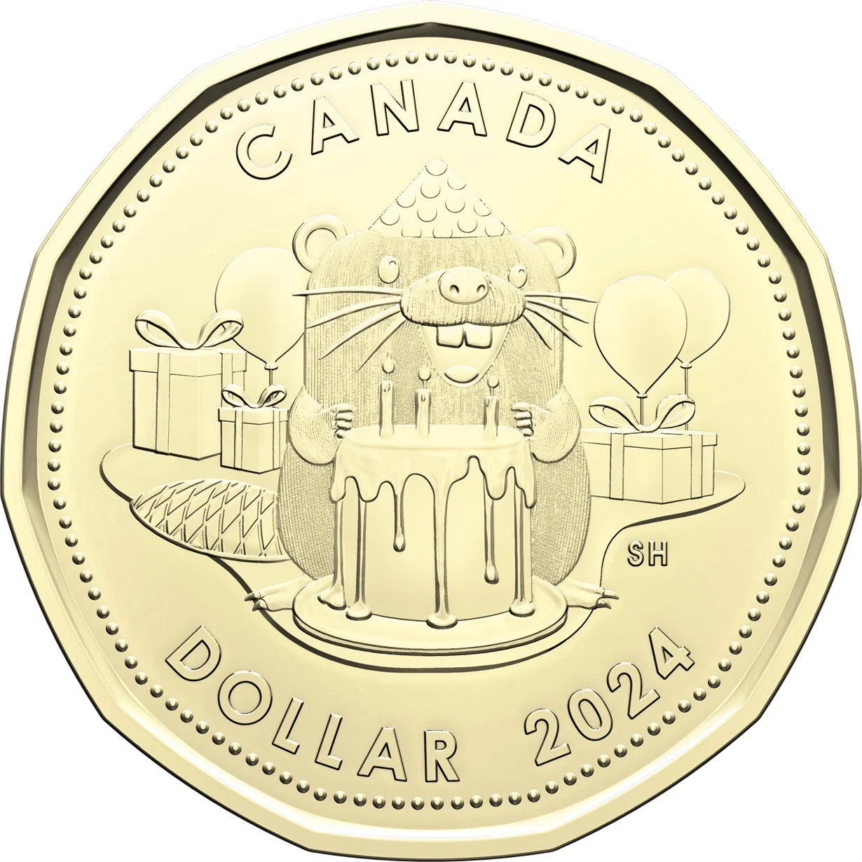 2024 Canada  1$ One Dollar - '' Happy Birthday '' - PL - LOONIE0
