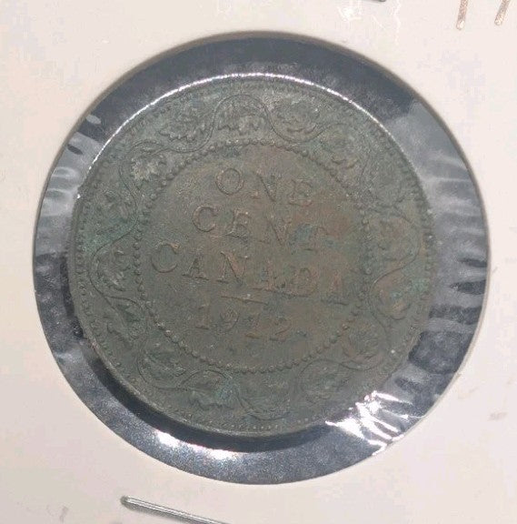 CANADA - 1912 Large Canadian 1 Cent Penny - G-60
