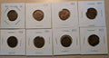 Lot Of 8 Circulated Canada 1 Cent Pre 1960 (G-VG Grade) - NumisFind