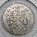 1962 Canadian 50 Cents .800 Silver Half Dollar Queen Elizabeth II - NumisFind