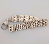 Vintage Italian Bracelet Jewelry,925 Sterling Silver, Handmade,seal, 18,64g0