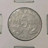 MINT ERROR DIE CRACK Lot Of 2 Five Cents Canada 1930 And 1931 - NumisFind