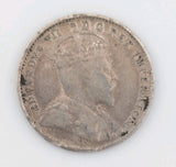 1909 Canada 5 cents Silver Coin Nickel Circulated1