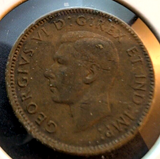 1945 Canada Small Cent Canadian 1 penny coin VERY NICE !1