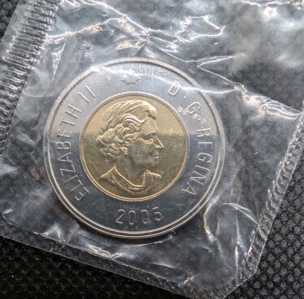 Canada  2005 - PL - 2$ Dollar  -  Polar Bear - Toonie1