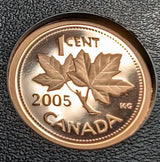 2005 Canada 8 Coin Silver PROOF Set w/ Gold Plated Silver Dollar - NO BOX - NumisFind