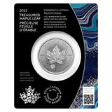 2025 Treasured Silver Maple Leaf 1oz .9999 - Fireworks Privy - NumisFind