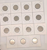 CA Complete collection - 5 cent 1922-1960 - KEY DATE 1925 - 42 coins7