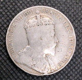 1909 Newfoundland 50 Cent Piece – Sterling Silver (.925) – Vintage Silver Coin1