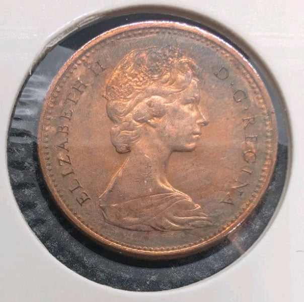 1968 Canada Copper Penny 1 Cent Coin1