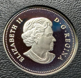 2005 Canada 8 Coin Silver PROOF Set w/ Gold Plated Silver Dollar - NO BOX - NumisFind