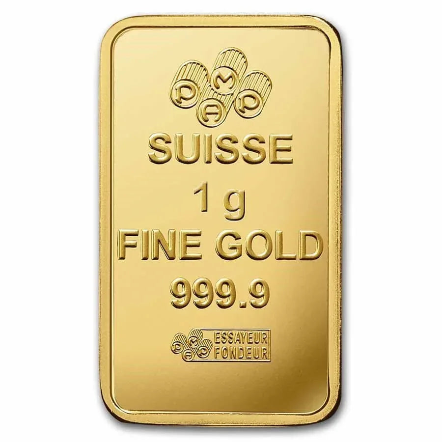 Mini Pamp Suisse Lady Fortuna 1g Gold Bar .9999 Fine – Sealed Assay PAMP - NumisFind