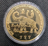 Golden Chinese Koi Fish Lucky Coin, Good Luck Token Fortune Gifts for Men Women1