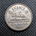 1963 Canada 5 Cent George VI Canadian  Nickel Coin Five Cents0