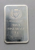 1g Germania Assayer Mint 999.9 Fine Silver Bars - NumisFind