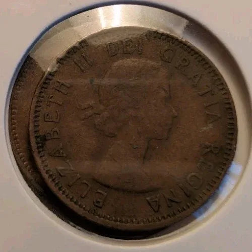 Lot Of 8 Circulated Canada 1 Cent Pre 1960 (G-VG Grade) - NumisFind