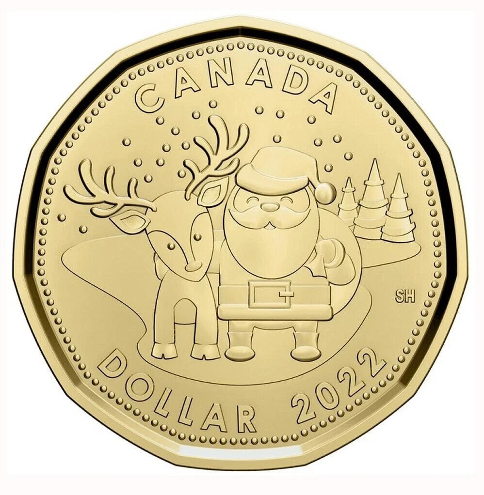 2022 Canada 1$ One Dollar - '' HOLIDAY PEACE and JOY '' PL Loonie0