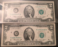 Two banknotes Year 1976, $2 bill two dollar bank notes Federal Reserve USA - NumisFind