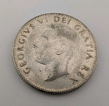 Canada 1952 25 Cents 25c Canadian Caribou Quarter Coin - 80% Silver - ASW .150oz1