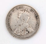 1911 Canada 5 cents Silver Coin Nickel Circulated1