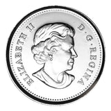 2015 Flag Canada 25 cents quarter coin1