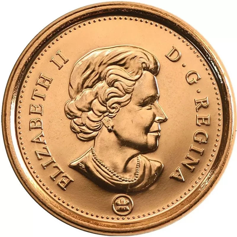 Uncirculated 2012 Canada Penny Small 1 Cent Beautiful - Last Year1