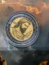 ZEUS Greek Mythology 1/1000 Oz Gold Coin In Card 50 Cents Niue 2025 - NumisFind