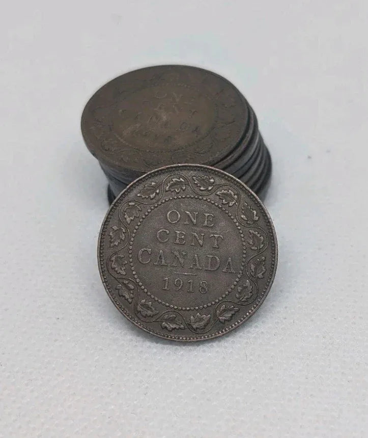 CANADA - 1918 Large Canadian 1 Cent Penny - NumisFind