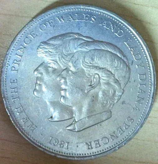 1981 Great Britain 25 New Pence Circ Coin - Princess Diana Royal Wedding - NumisFind