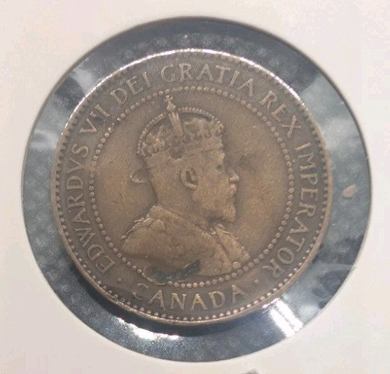 CANADA - 1907 Large Canadian 1 Cent Penny - G-41