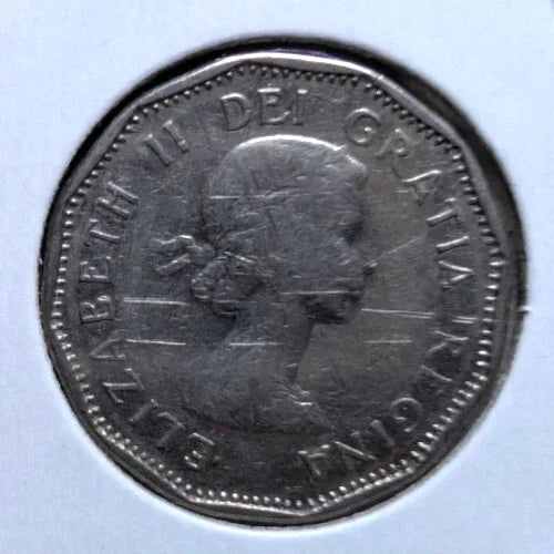 1960 Canada 5 Cent George VI Canadian Nickel Coin Five Cents - NumisFind