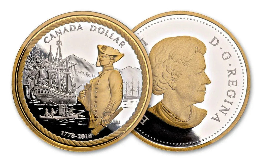 2018 Fine Silver Proof Set 240th Anniversary of Captain Cook at Nootka Sound - NumisFind