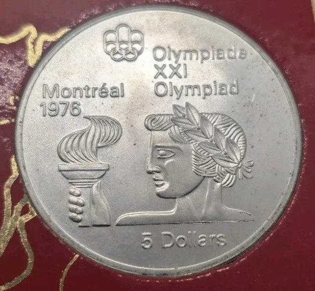Montreal Olympic 1976 Sterling Silver Coins Issued 1974, Set of 4 Uncirculated - NumisFind