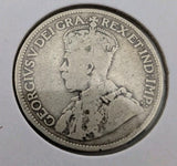 1917 Canada 25 Cents Sterling Silver!1