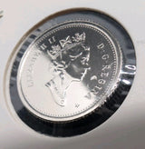 Mint error - Dbl Strike Trough Obv Canada 2000 W Rare Winnipeg Gem Mint 10 Cent3