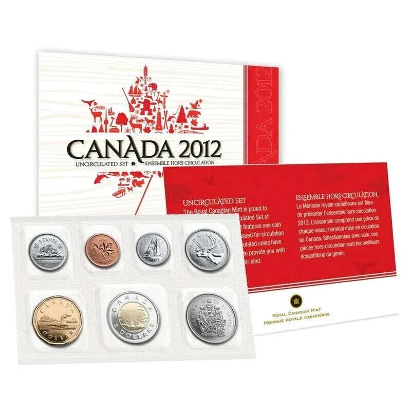 Canada 2012 7-Coin PL Proof-Like Mint Coin Set - Envelope + COA - NumisFind