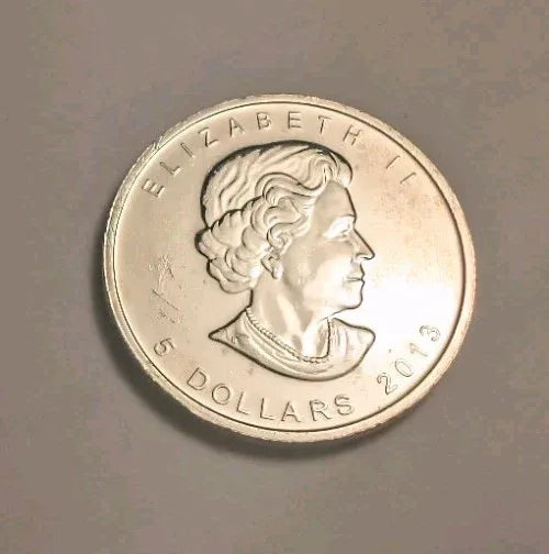 2013 Canada $5 Silver Maple Leaf Coin .9999 Pure 1 oz Fine Silver Bullion - NumisFind