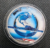 CYBER EARTH Artificial Intelligence 1 Oz Silver Coin 1$ Usa 20240