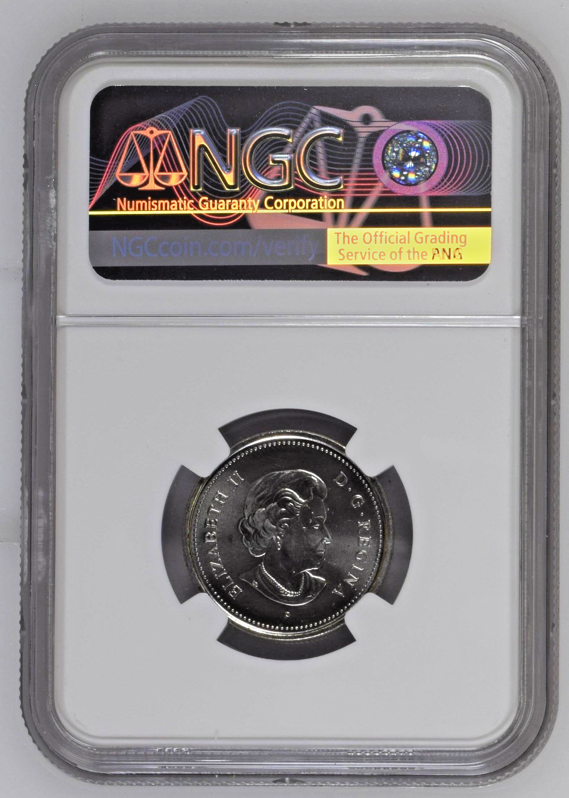 2004-P Canada 25c NGC GEM UNC Poppy Quarter Colorized1