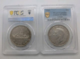 Canada 1945 & 46 $1 Silver Dollar Coin - PCGS AU Details Cleaned - HARD TO FIND!0