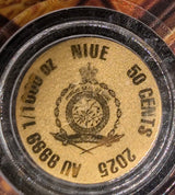 2025 Niue Bonnie And Clyde 1/1000 Oz Legal Tender Gold Coin In Card - NumisFind