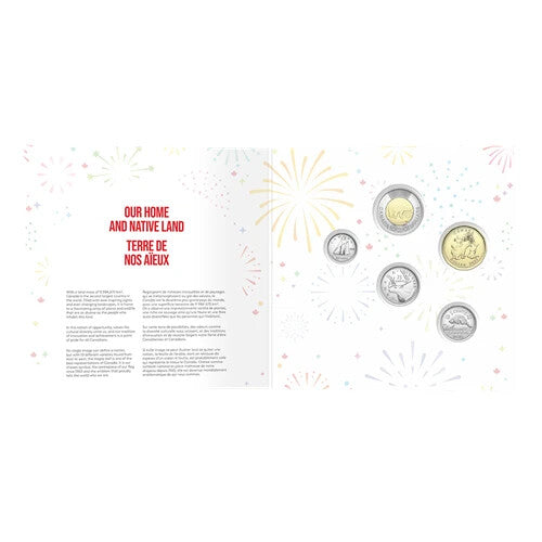 2025 Canada O CANADA Uncirculated set - special loonie - King obverse - NEW!1