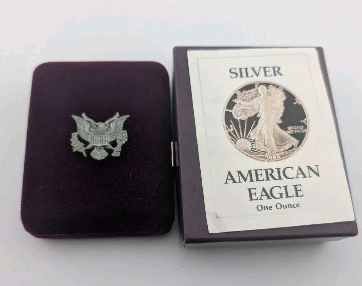 1988-S Proof Silver American Eagle BU - San Francisco Beautiful Proof Great Year3