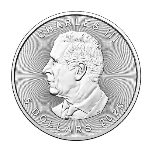 2025 Treasured Silver Maple Leaf 1oz .9999 - Fireworks Privy - NumisFind