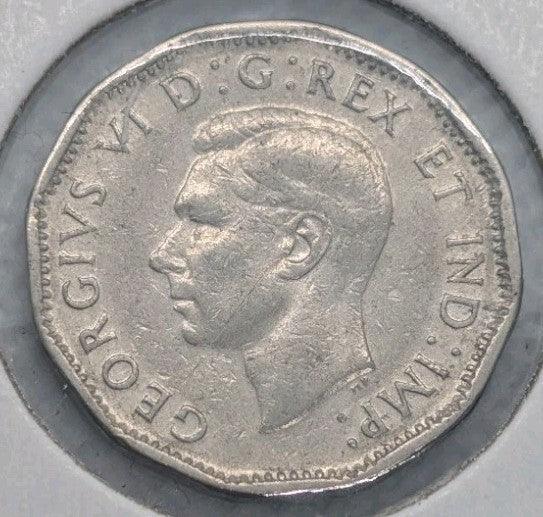 1946 Canada 5 Cent George VI Canadian Nickel Coin Five Cents - NumisFind