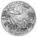 2014 Canada Grizzly Bear $100 for $100 1 oz .9999 Fine Silver Coin – Royal Canad0